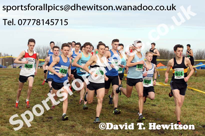 Mens under-20s North Eastern Cross Country, Aykley Heads, Durham. Photo: David T. Hewitson/Sports for All Pics